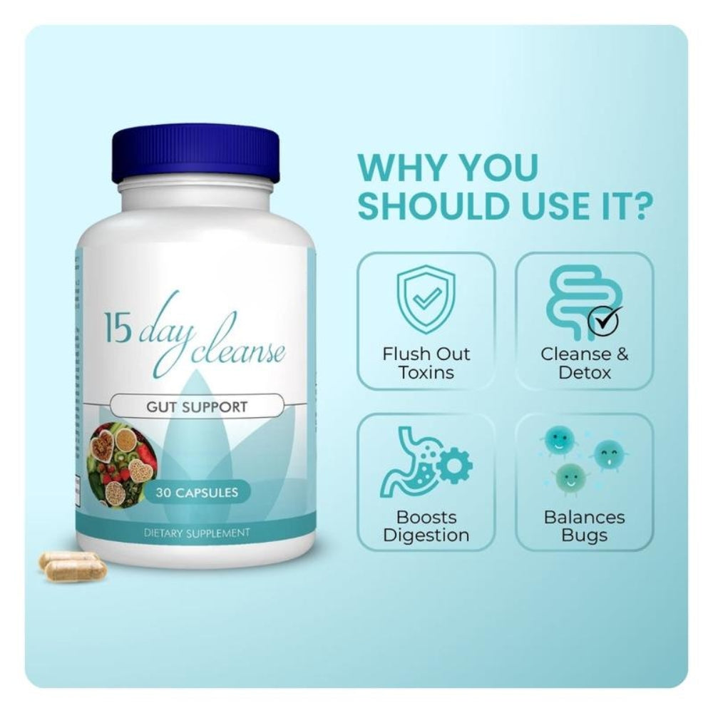 15 Day Gut Cleanse & Free Probiotic Starter Kit